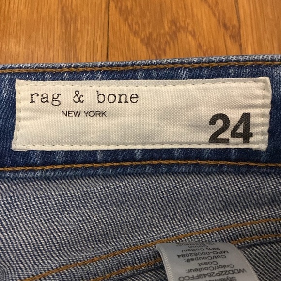 Rag & Bone Women’s High Rise Ankle Flare Jeans Size 24 - Picture 4 of 9